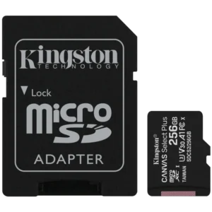 Kingston 256GB micSDXC Canvas Select Plus 100R A1 C10 Card Модуль флеш-пам'яті