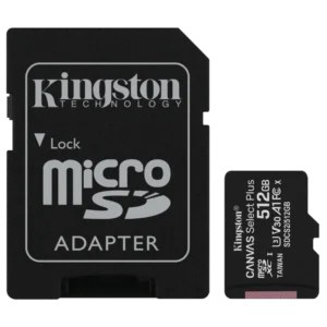 Kingston 512GB micSDXC Canvas Select Plus 100R A1 C10 Card + ADP Модуль флеш-пам'яті