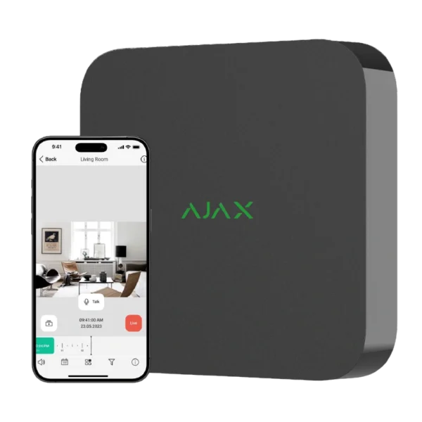 Ajax NVR (16ch) (8EU) black Відеореєстратор