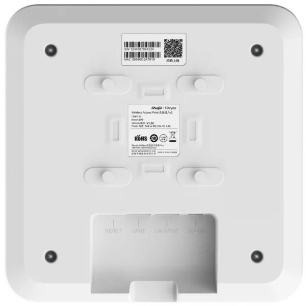 Ruijie Reyee RG-RAP2260(E) Внутрішня двохдіапазонна Wi-Fi 6 точка доступу серії - Зображення 5