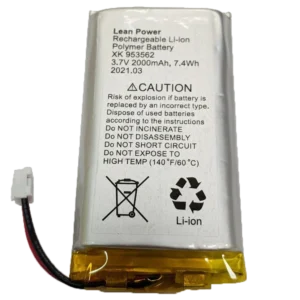 Ajax Hub, Hub Plus, Hub 2, Rex 3,7V 2000mAh 7.4Wh (XK-953562) Акумулятор