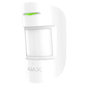 Ajax CombiProtect S (8PD) white Бездротовий комбінований сповіщувач руху та розбиття скла