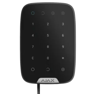 Ajax Keypad Fibra black Дротова сенсорна клавіатура
