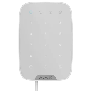 Ajax Keypad Fibra white Дротова сенсорна клавіатура