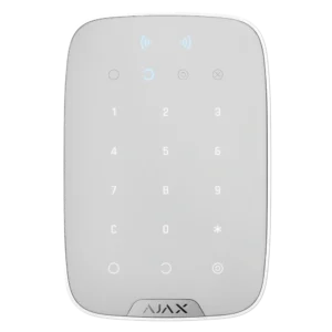 Ajax Keypad S Plus (8PD) white Бездротова клавіатура з підтримкою захищених карток і брелоків