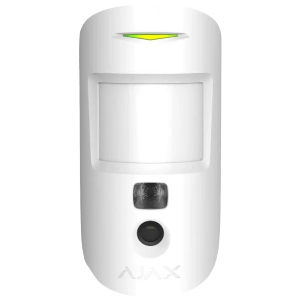 Ajax MotionCam S (PhOD) Jeweller (8PD) white Бездротовий сповіщувач руху з функціями фотоверифікації тривог, фото за запитом і сценарієм