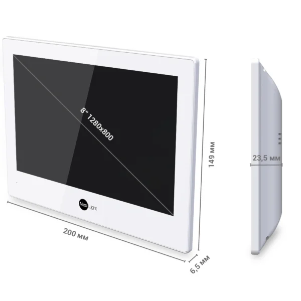Neolight ALPHA Hybrid white Відеодомофон - Зображення 3