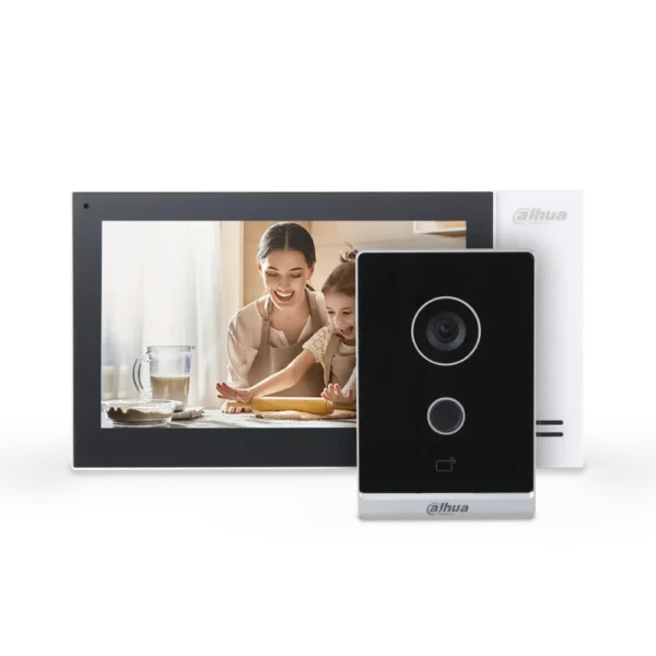 Dahua Standart DHI-VTO2211G-WP-S2 + DHI-VTH2421FW-P Комплект (білий домофон)