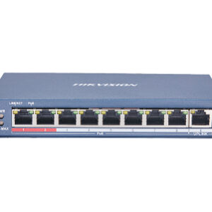 Hikvision DS-3E0109P-E(C) POE Комутатор 8 портів некерований