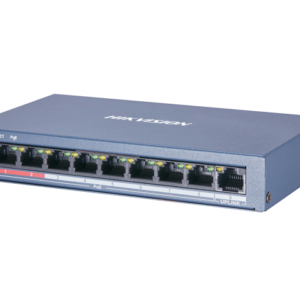 Hikvision DS-3E0109P-E/M(B) POE Комутатор 8 портів некерований