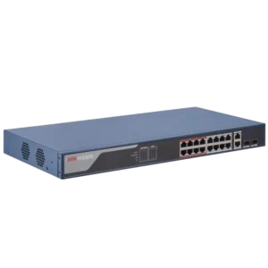 Hikvision DS-3E1318P-EI(B) PoE Комутатор 16 портів керований