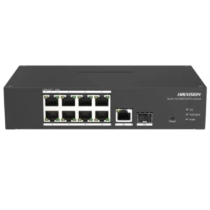 Hikvision DS-3T1310P-SI/HS PoE Комутатор 8 портів керований