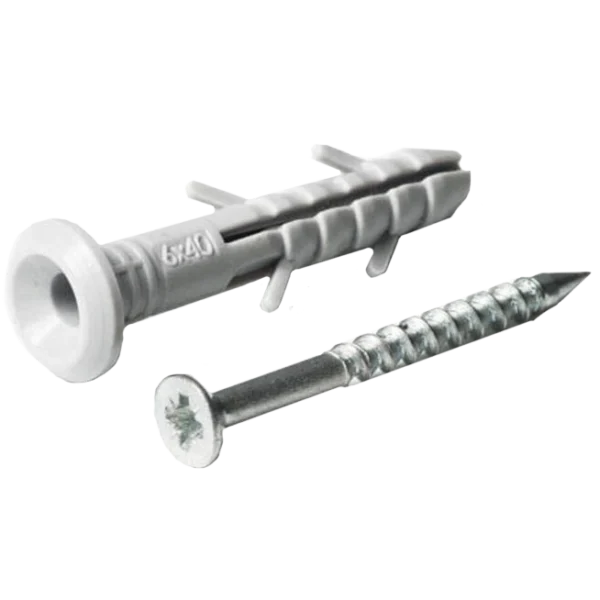 APRO SMTG-60060-C Дюбель-цвях швидкого монтажу поліетиленовий гриб 6х60 (пач. 100 шт.)