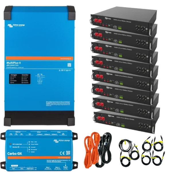 VictronEnergy MultiPlus-II + Dyness 4кВт 19.2кВт•ч Система безперебійного живлення однофазна