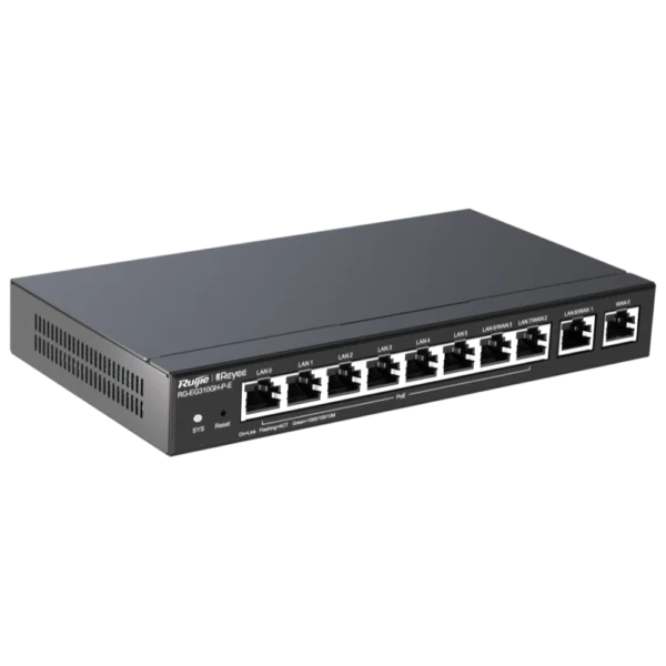 Ruijie Reyee RG-EG310GH-P-E 10-портовий PoE з хмарним керуванням - Зображення 2