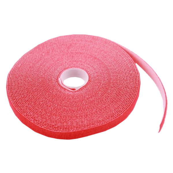 EPNew GTM-1210RDZ Стяжка-липучка, 12 мм x 10 м, моток, червона