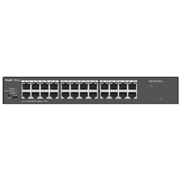 Ruijie Reyee RG-ES124G-L Комутатор 24 порти некерований