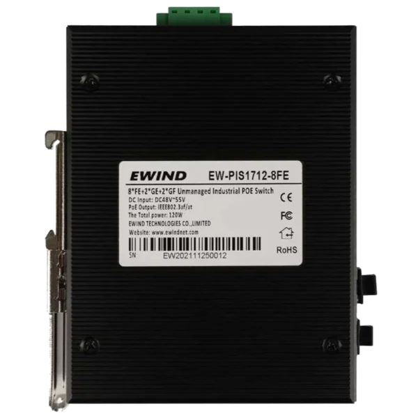 Ewind EW-PIS1712-8FE PoE Комутатор 12 портів некерований - Зображення 4