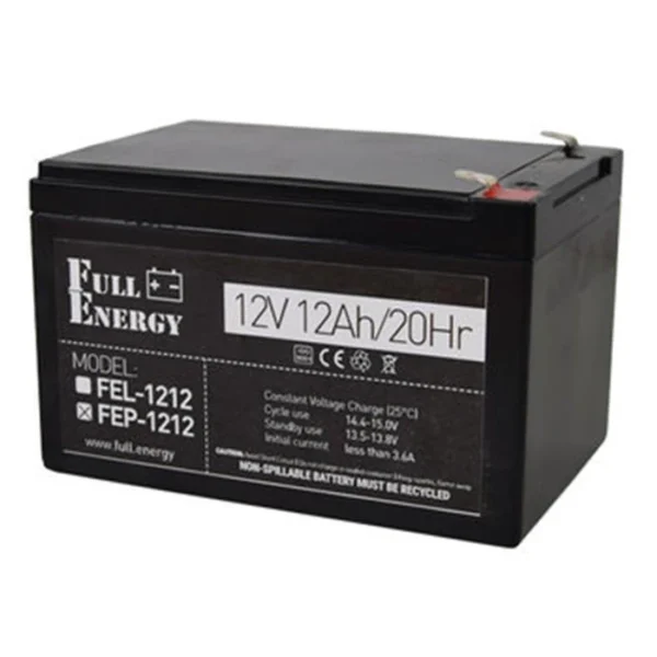 Full Energy FEP-1212 12 А•ч 12В Свинцево-кислотна акумуляторна батарея