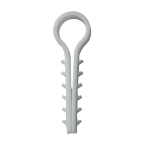 Дюбель Ziplex ялинка кругла d 12 біла (100 шт)