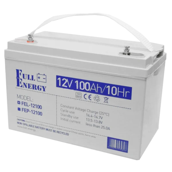 Full Energy FEL-12100 100А•ч 12В гелевая Свинцево-кислотна акумуляторна батарея