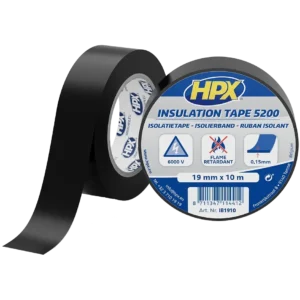 HPX IB1910 HPX5200 19мм х 10м Стрічка ПВХ ізоляційна