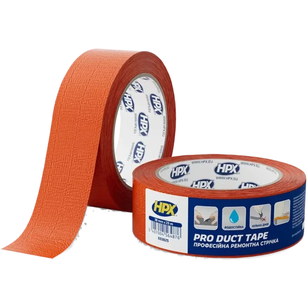 HPX EO5025 Duct Tape Pro 38мм х 25м Стрічка ремонтна одностороння