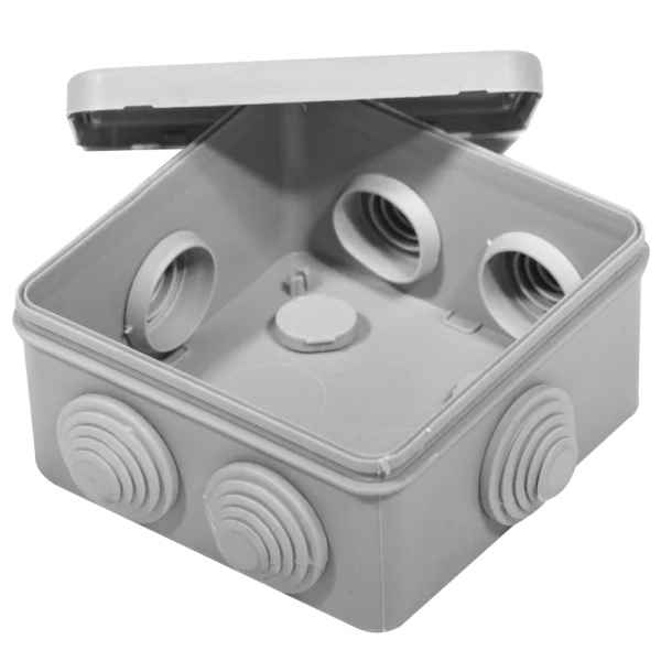 IP54, UEA (100х100x50) Коробка розподільча квадратна зовнішня - Зображення 2