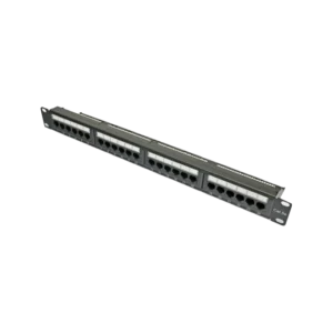 Kingda KDPA6043 Патч-панель 19" 24хRJ-45 UTP кат.5e, із заднім організатором, Kingda