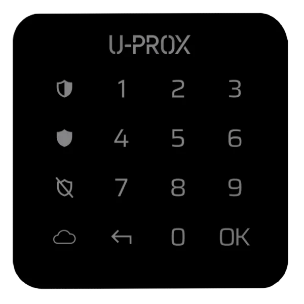 U-Prox Keypad G1 Black Бездротова сенсорна клавіатура для однієї групи
