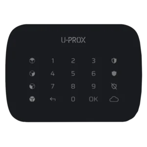 U-Prox Keypad G4 Black Бездротова сенсорна клавіатура для чотирьох груп