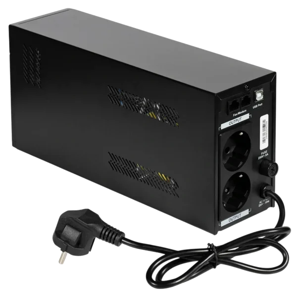 Kraft KRF-1200VA/720W(LED) LiFePO4 UPS Джерело безперебійного живлення - Зображення 3