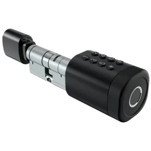 SEVEN LOCK SL-7774BF black (35-90мм) Розумний дверний біометричний замок (циліндр)