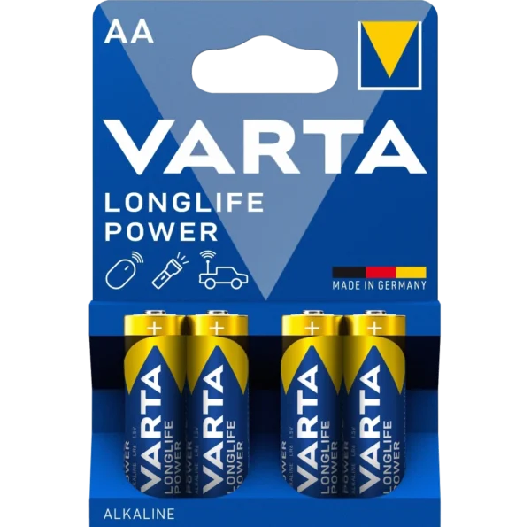 AA VARTA HIGH ENERGY/LONGLIFE POWER BLI 4 ALKALINE Батарейка