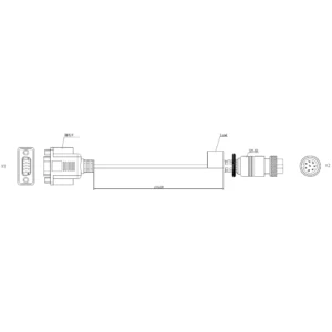 AE-MC9294-0.2(16M8A to DB15/F) Кабель