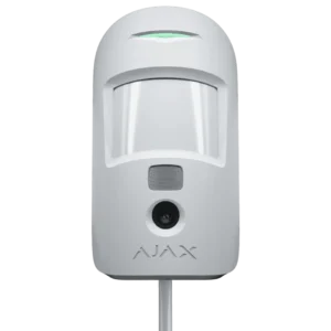 Ajax MotionCam (PhOD) Fibra white Дротовий сповіщувач руху з камерою