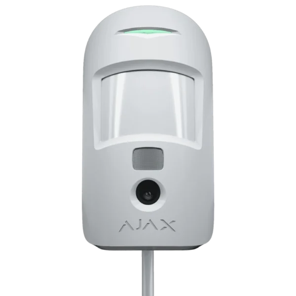Ajax MotionCam (PhOD) Fibra white Дротовий сповіщувач руху з камерою