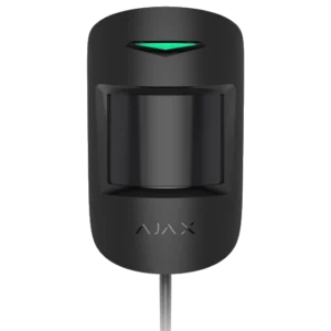 Ajax MotionProtect Plus Fibra black дротовий сповіщувач руху