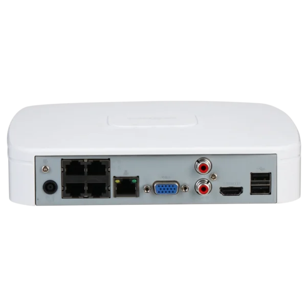 DHI-NVR2104-P-I2 4-канальный 1U 4PoE 1HDD WizSense Відеореєстратор Dahua - Зображення 2