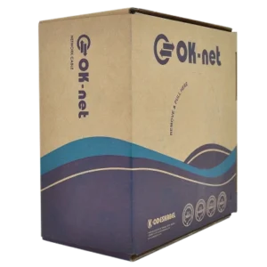 OK-Net КПП-ВП (100) 4*2*0,51+2*0,75 мм2 (U/UTP-cat.5Е) Кабель для зовн. робіт, з жилами живлення, 305 м