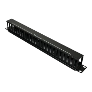 EPNew PLMN-060Z Кабельний організатор 1U з кришкою, чорний, EPNew