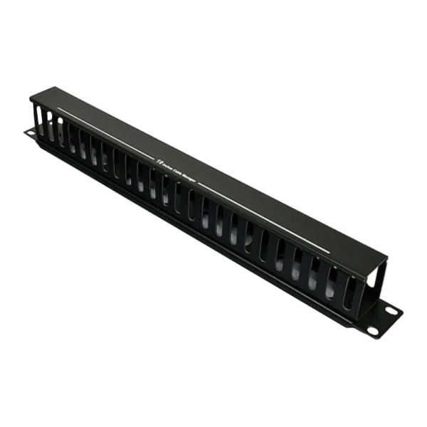 EPNew PLMN-060Z Кабельний організатор 1U з кришкою, чорний, EPNew