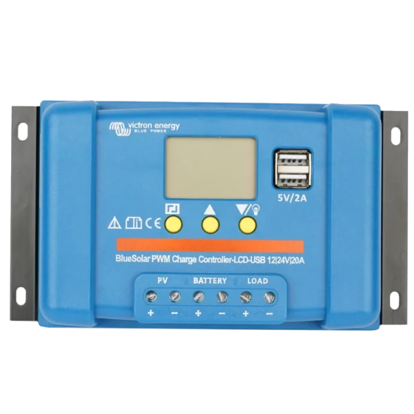 Victron Energy BlueSolar PWM-LCD&USB 12/24V-20A(20A, 12/24В) Контролер заряду - Зображення 4