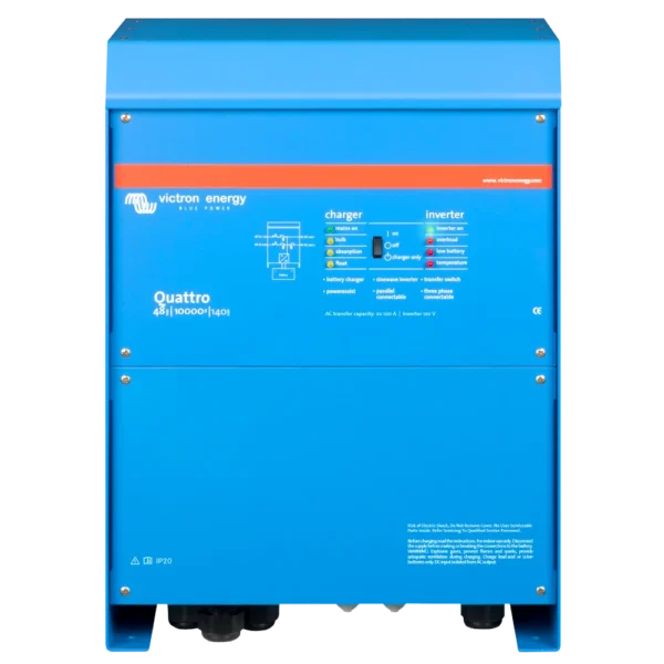 VictronEnergy Quattro 48/10000/140-100/100 однофазный чистая синусоида Інвертор