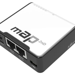 MikroTik mAP (RBmAP2nD) 2.4GHz Wi-Fi точка доступу з 2-портами Ethernet для домашнього використання