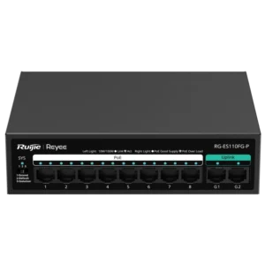 Ruijie Reyee RG-ES110FG-P PoE Комутатор 10 портів некерований