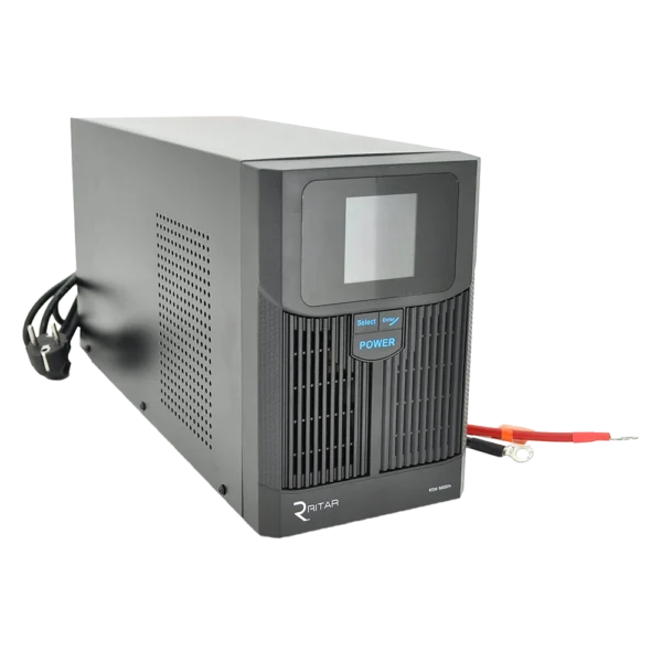 RITAR RTSW-1500 LCD 1500ВА 12В ДБЖ з правильною синусоїдою під зовнішній АКБ