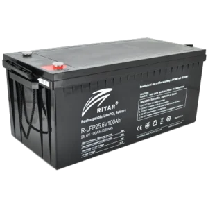 Ritar R-LFP25.6V100Ah 25.6В 2.56кВт•ч 100А Літієва акумуляторна батарея