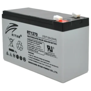 RITAR RT1270 7А•ч 12В Свинцево-кислотна акумуляторна батарея