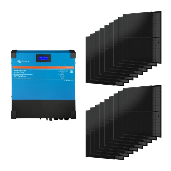 Victron Energy Multi RS Solar 48/6000/100-450/80 + AIKO A445-MAH54Mb 5.3 кВт Система автономного живлення однофазна